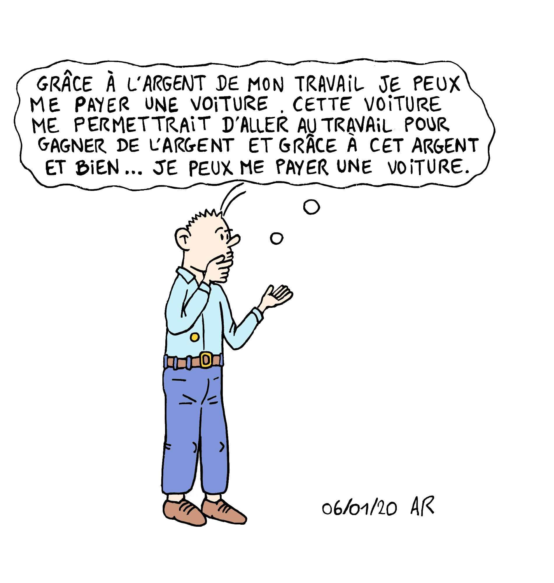 Dessin D Humour Travail Et Argent Dessin Humoristique