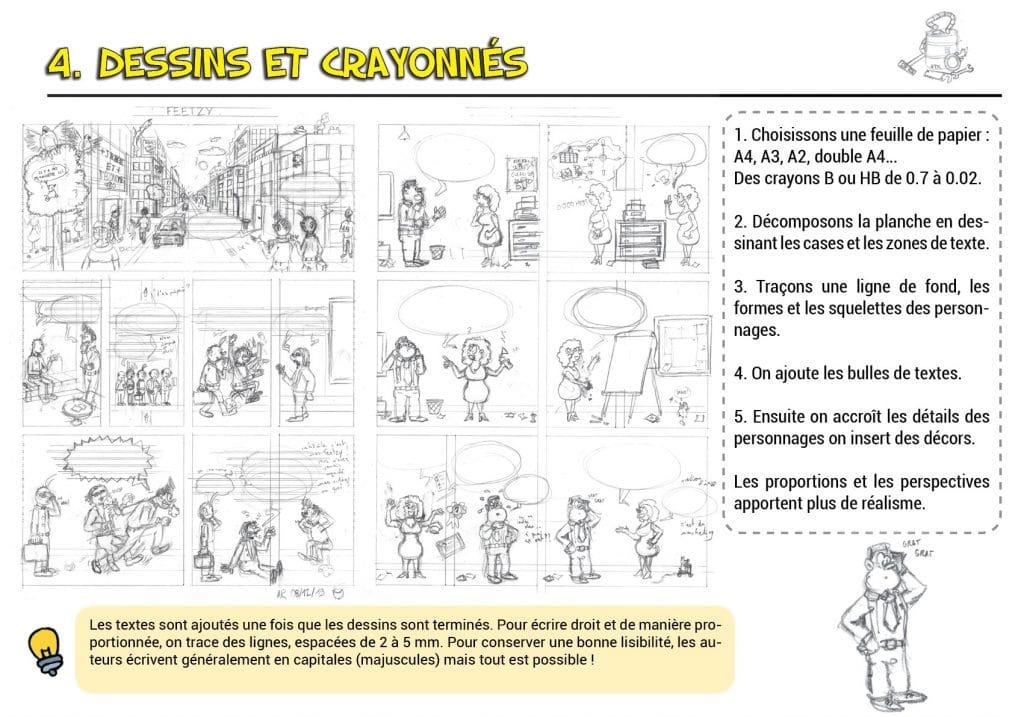 Dessiner une bande-dessinée - dessin perspectives proportions et décors - tuto BD