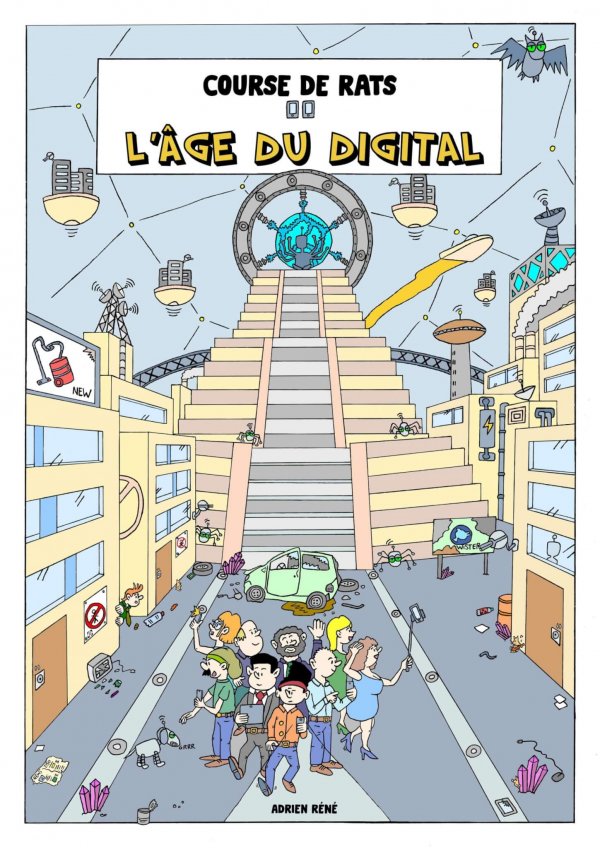 Course de rats bande dessinée l'âge du digital BD