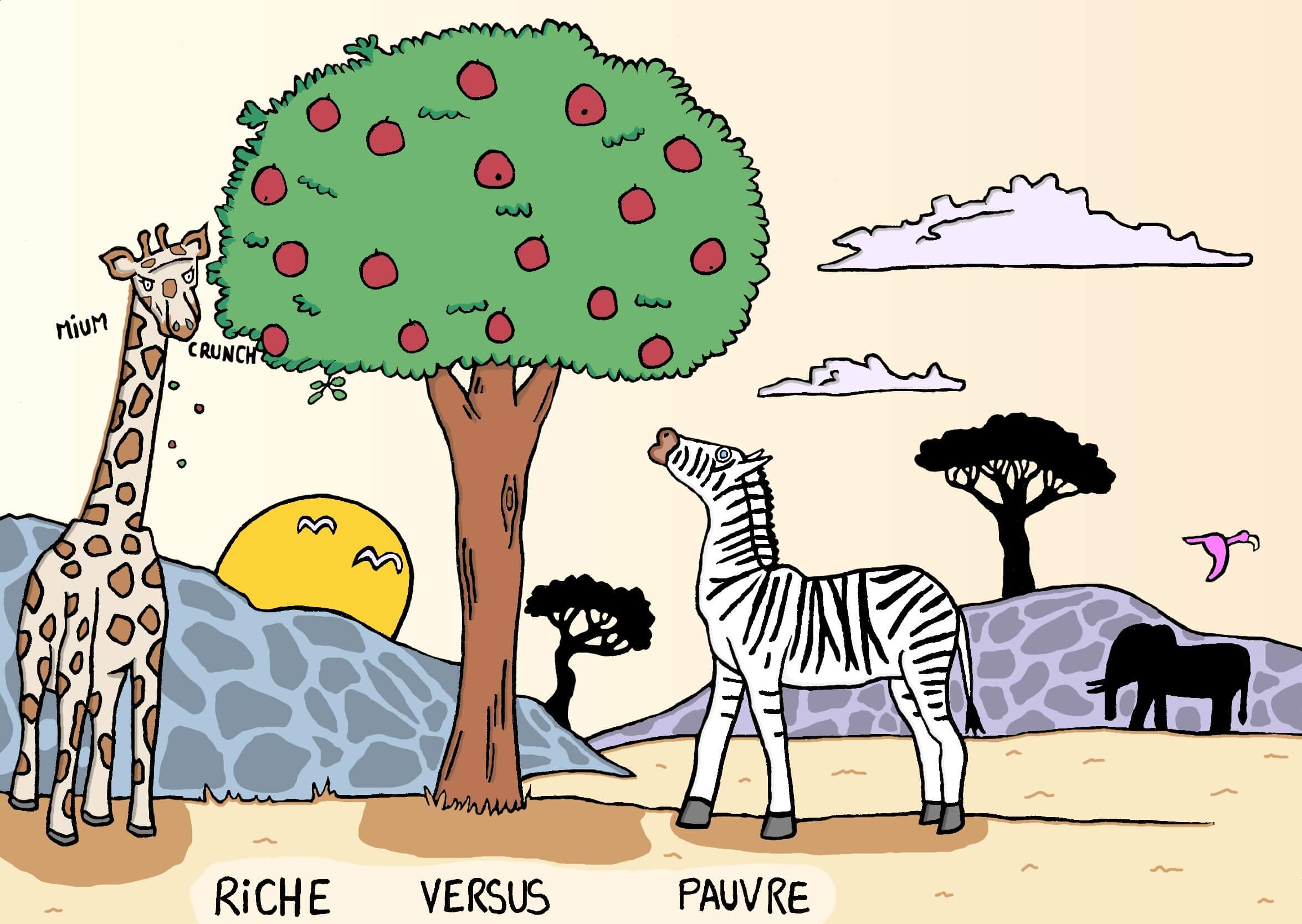 Image d'animaux - Dessin de la faune africaine.