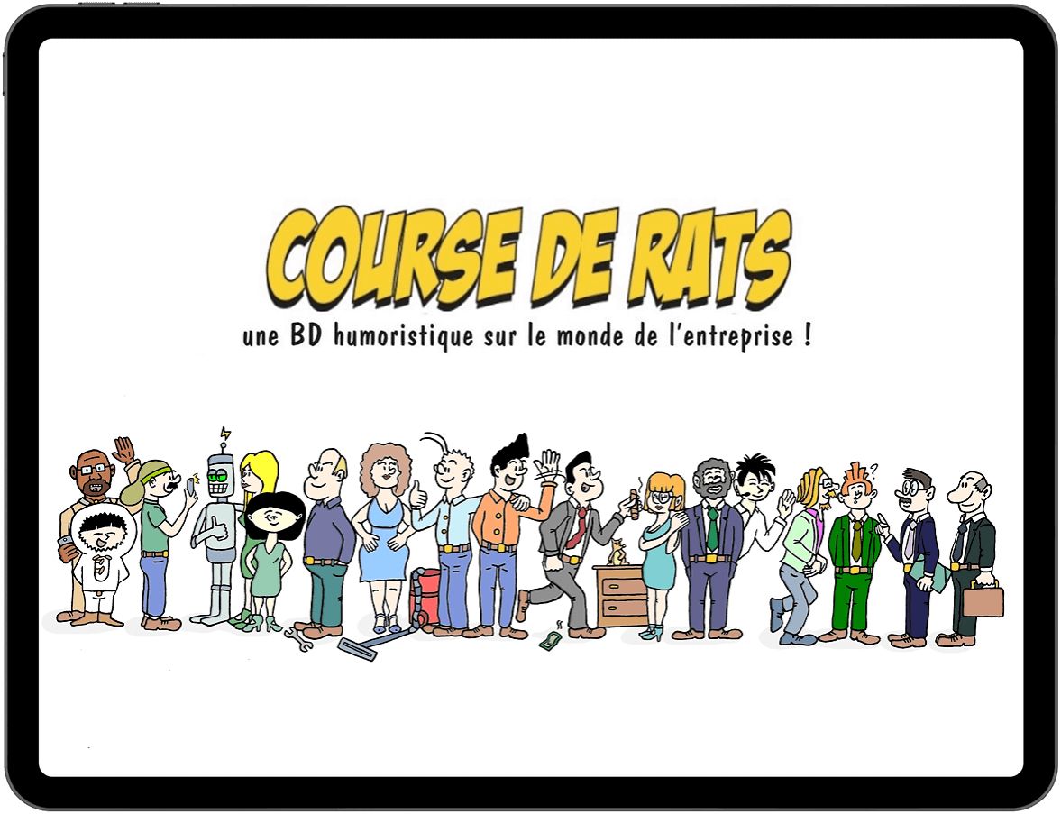 Téléchargement gratuit BD- Course de rats - Dessin humoristique