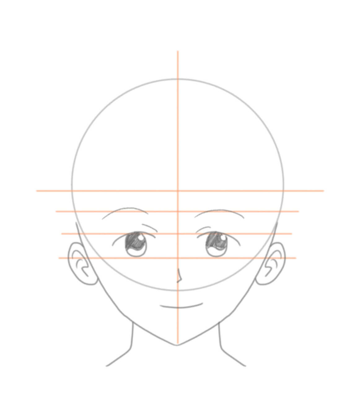 Dessiner un visage manga | Tuto facile dessin tête manga