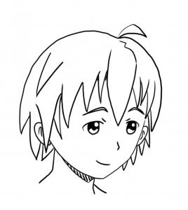 Dessiner un visage manga | Tuto facile dessin tête manga
