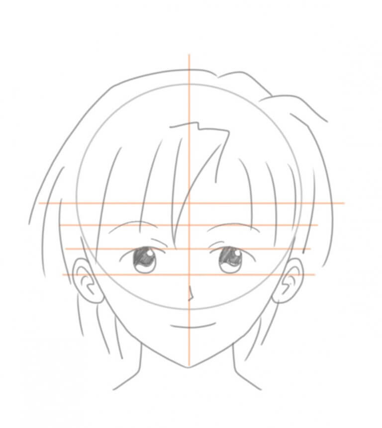 Dessiner un visage manga | Tuto facile dessin tête manga