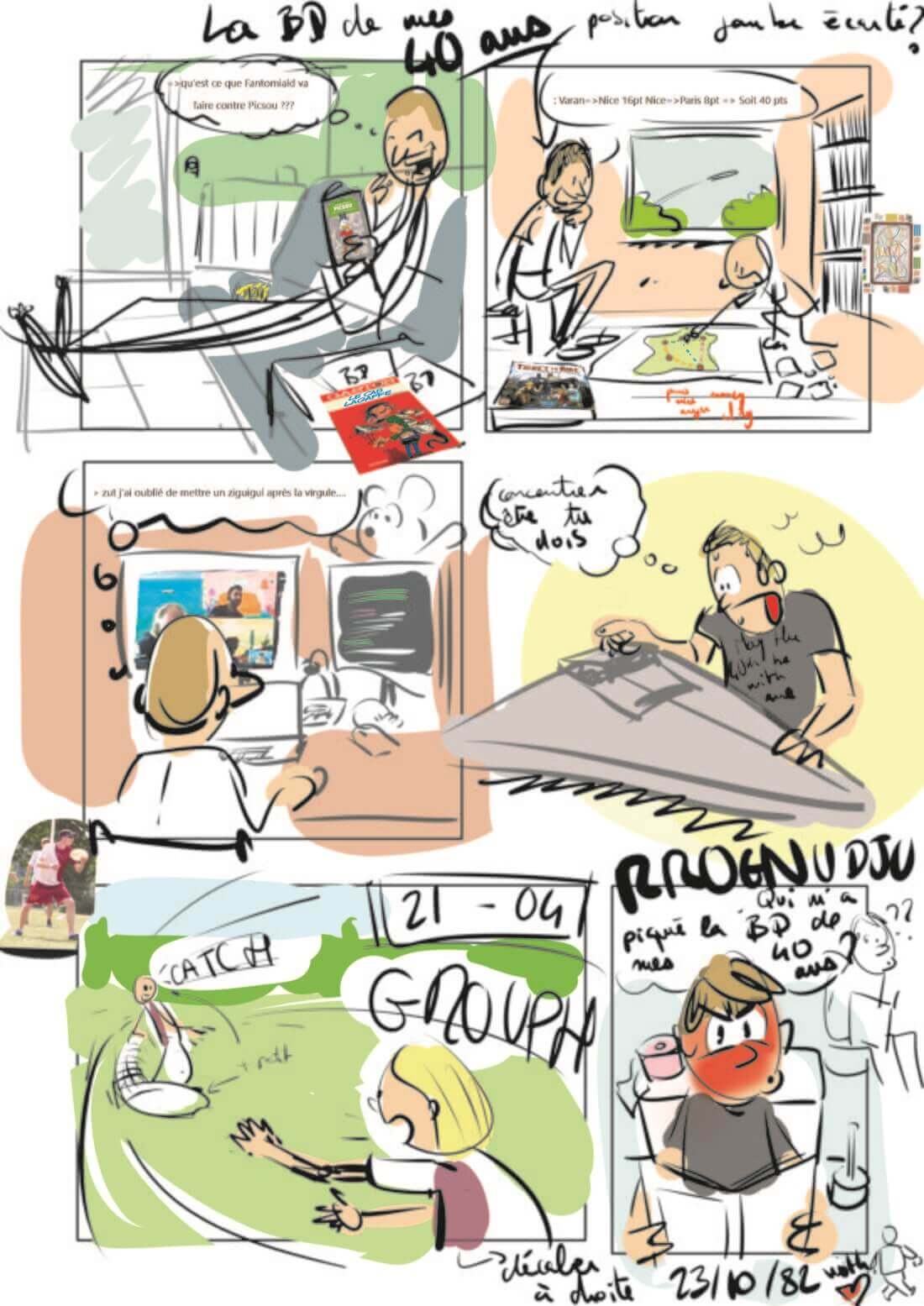 storyboard bande dessinée personnalisée
