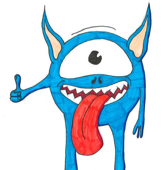 Personnage dessiné par les enfants