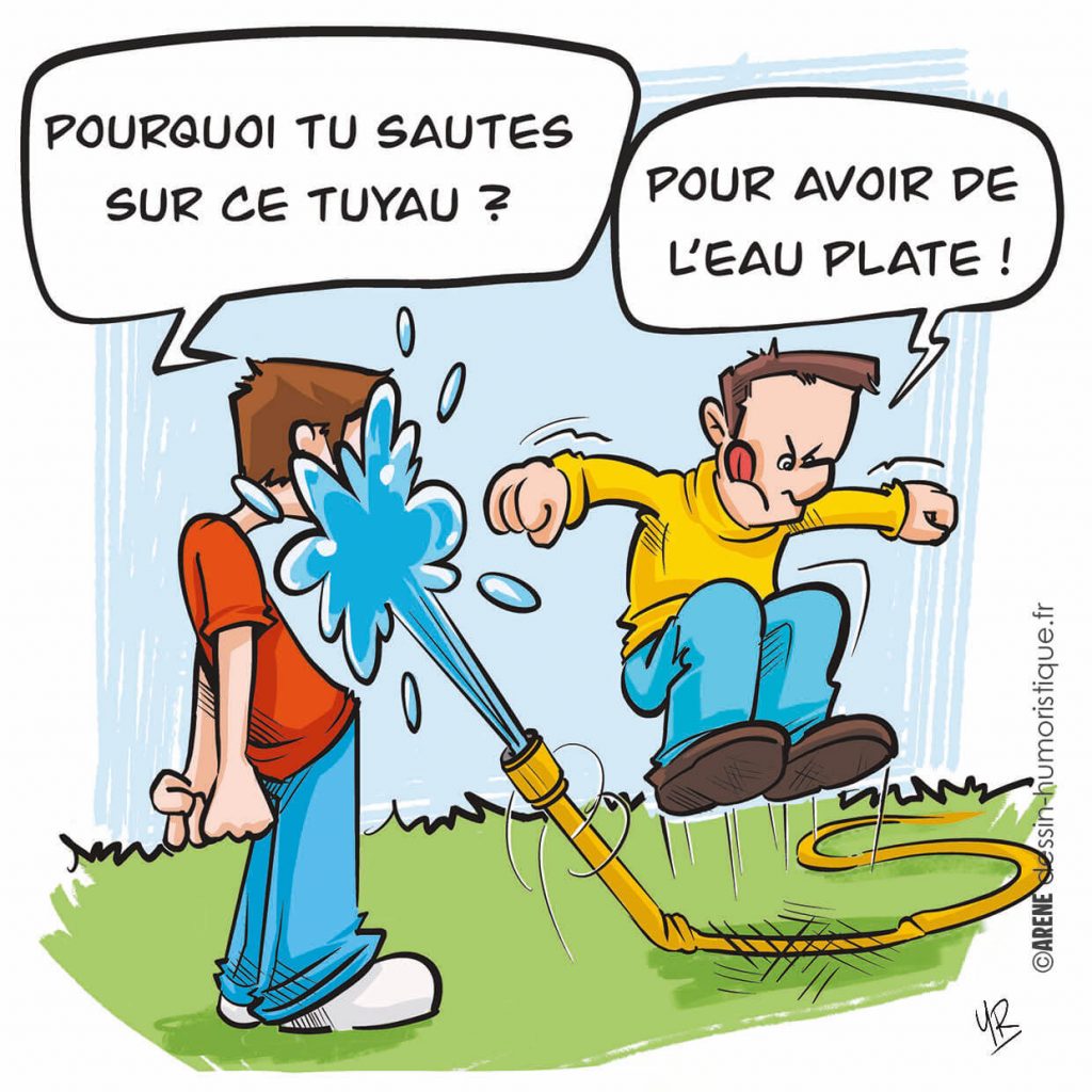 Blague belge Eau plate